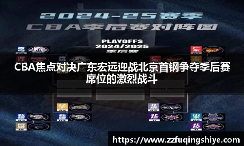 CBA焦点对决广东宏远迎战北京首钢争夺季后赛席位的激烈战斗